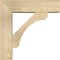Ekena Millwork Legacy Block Rough Sawn Bracket w/ Offset Brace, Douglas Fir, 6"W x 20"D x 20"H BKT0604X20X20LEC05RDF - alternate 3